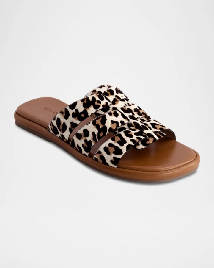 Tamer Caged Animal-Print Slide Sandals - Image 2