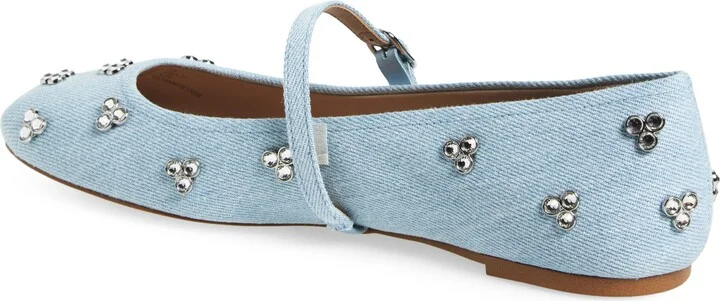 Tammy Crystal Embellished Mary Jane Flat - Image 2