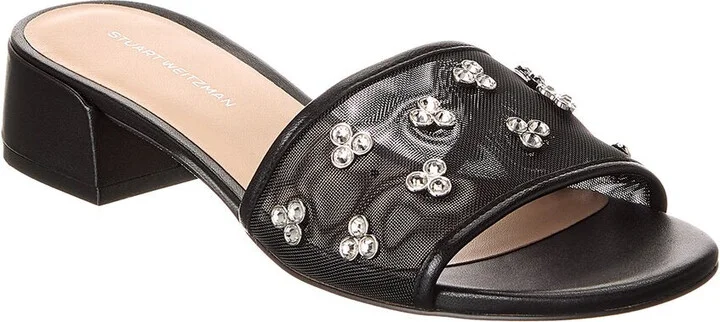 Tammy Xtal Block Mesh & Leather Sandal
