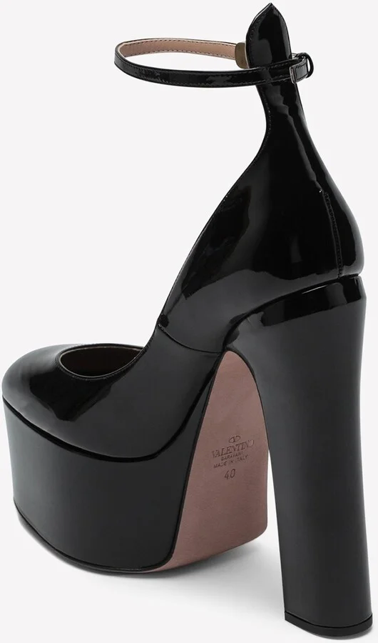 Tan-Go 155 Platform Pumps in Patent Leather - Image 2