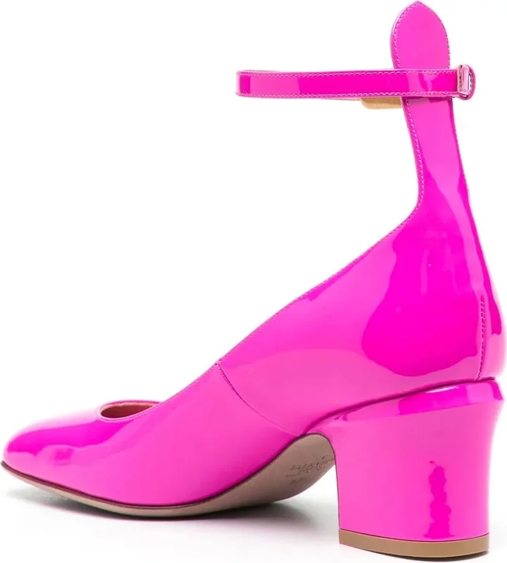 Tan-Go 60mm patent-leather pumps - Image 3