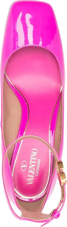 Tan-Go 60mm patent-leather pumps - Image 4