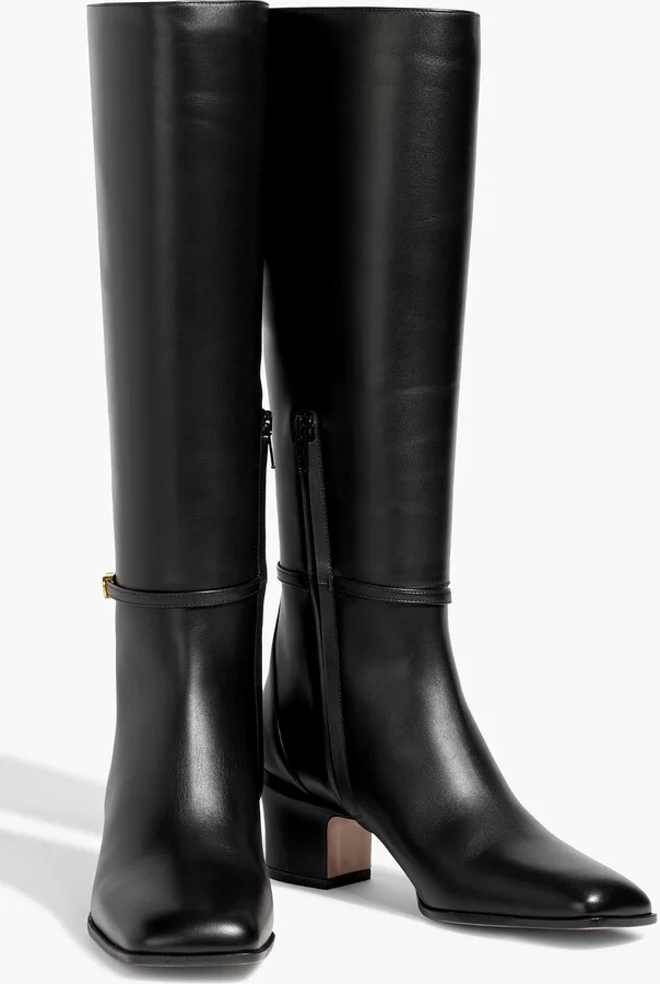 Tan-Go leather knee boots - Image 2
