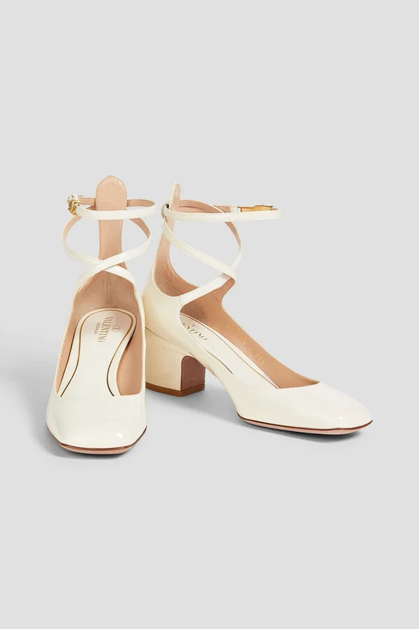 Tan-Go patent-leather pumps - Image 2