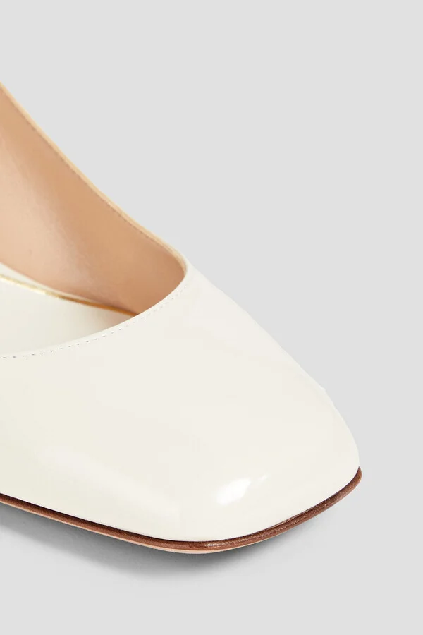 Tan-Go patent-leather pumps - Image 4