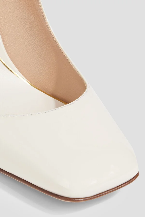 Tan-Go patent-leather pumps - Image 4