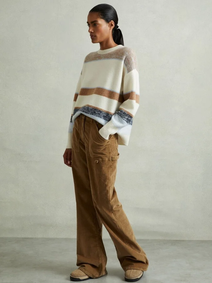 Tan Suede Shearling-lined Mules - Image 2