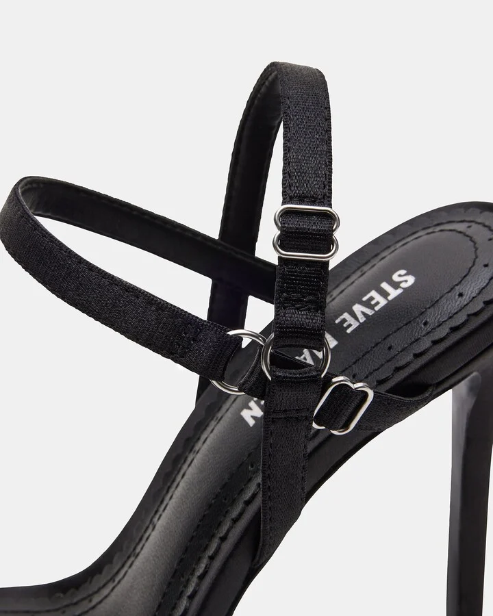 Tana Black Satin - Image 3