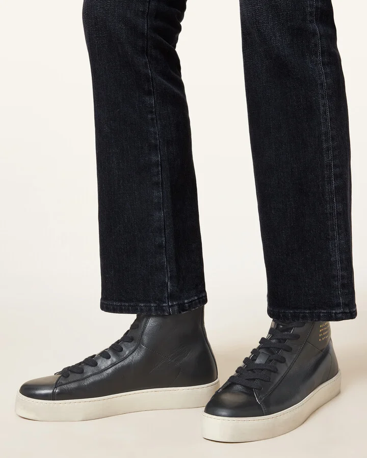 Tana Leather High Top Sneakers - Image 2