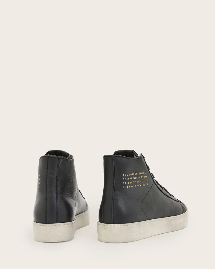 Tana Leather High Top Sneakers - Image 6