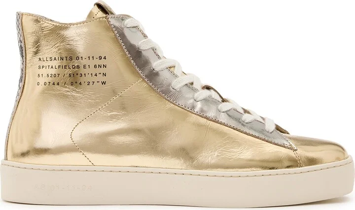 Tana Metallic High Top Sneaker - Image 4