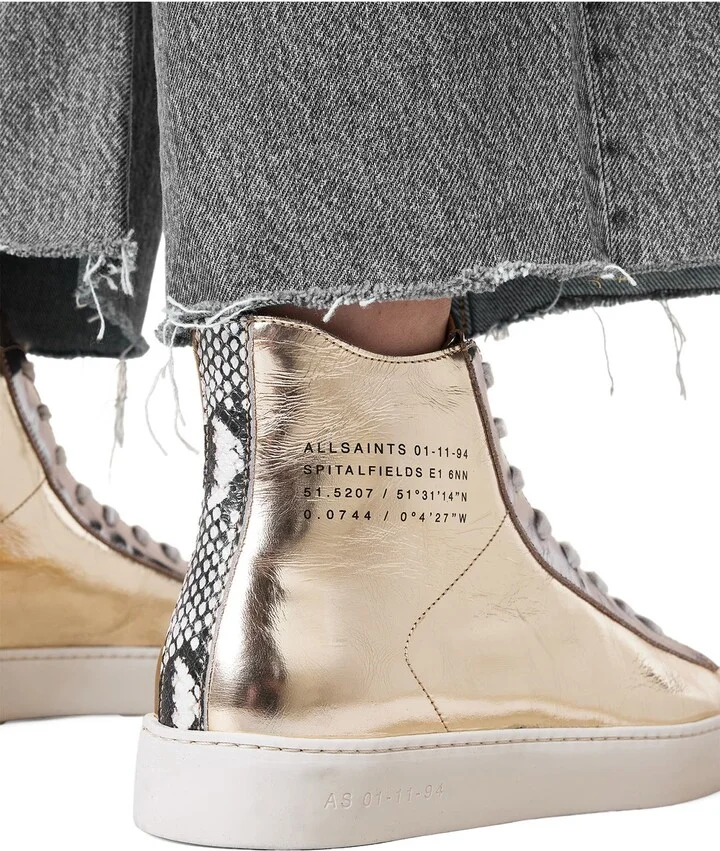 Tana Metallic High Top Sneaker - Image 7