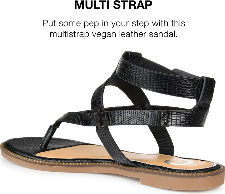 Tangie Snake Embossed Strappy Sandal - Image 10