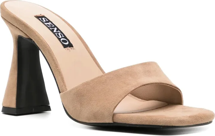 Tania 100mm leather mules - Image 2
