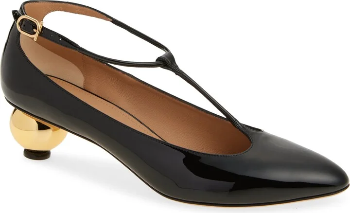 Tania T-Strap Pointed Toe Pump