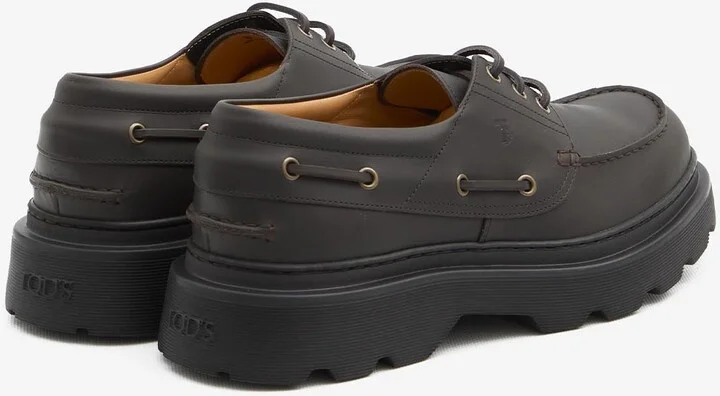 Tank Tread Boat Lace-Up Shoes - Image 2