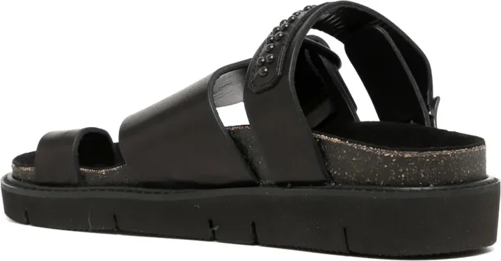 Tanned stud-embellished sandals - Image 3