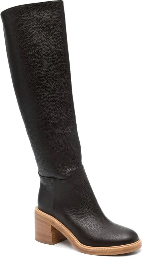 Tannery 50mm knee-high leather boots - Image 2