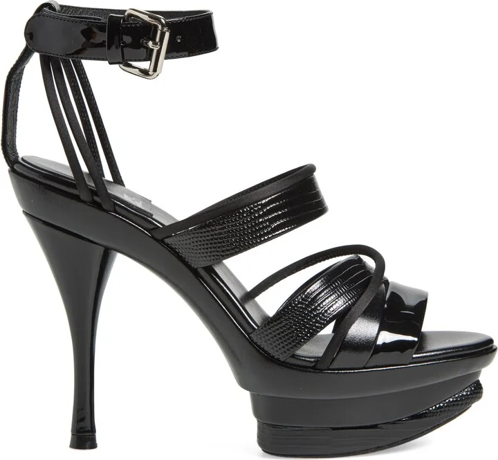 Tantalize Ankle Strap Platform Sandal - Image 9