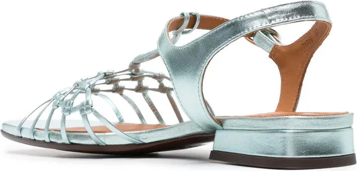 Tante metallic leather sandals - Image 3