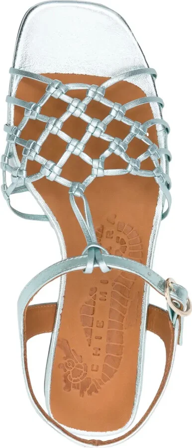 Tante metallic leather sandals - Image 4