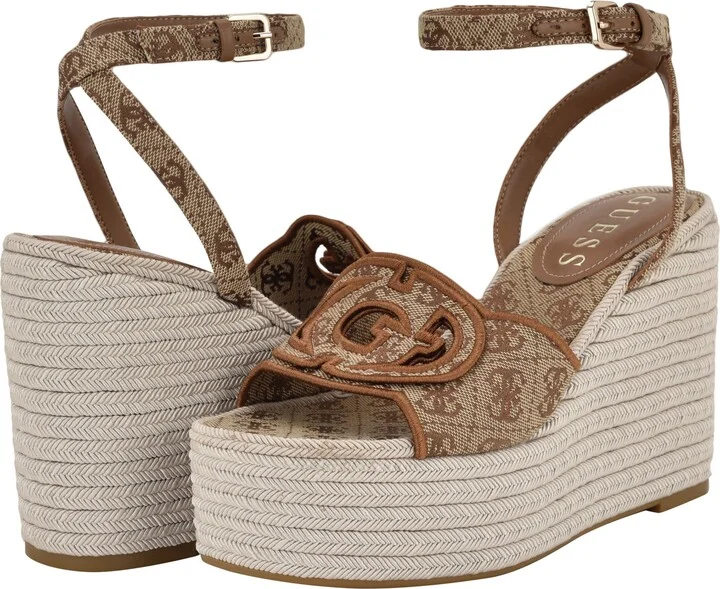 Tanveey Ankle Strap Espadrille Platform Wedge Sandal - Image 6