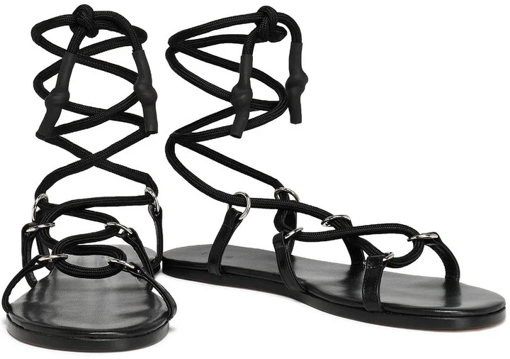 Tao lace-up leather sandals - Image 3