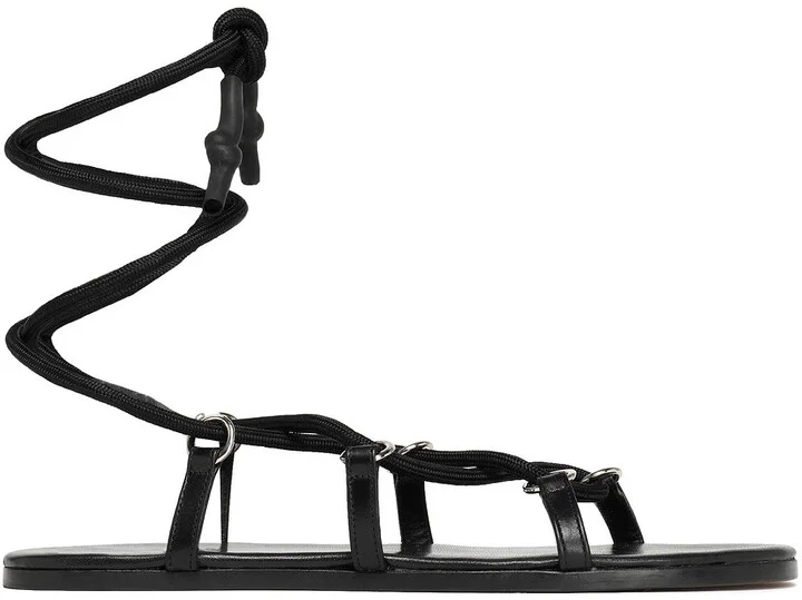 Tao lace-up leather sandals