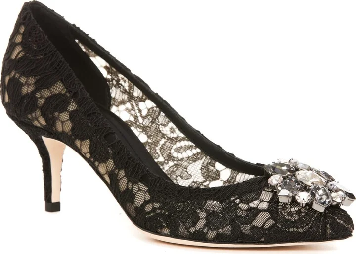 Taormina Lace Pumps - Image 2