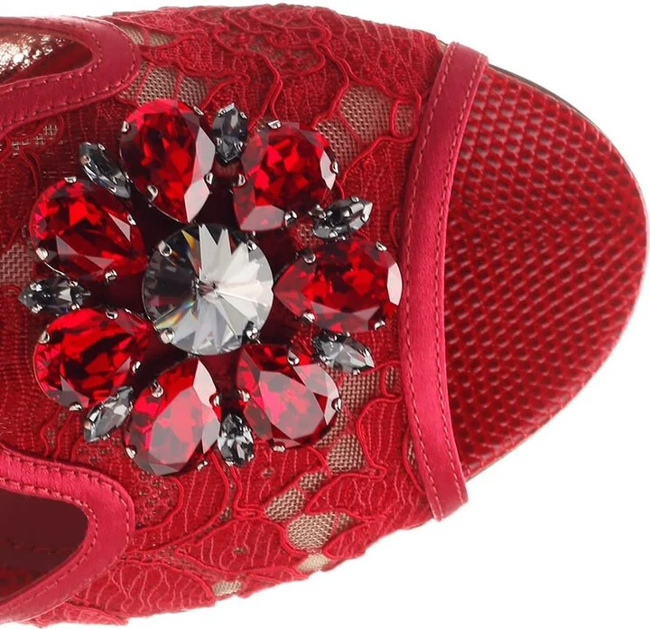 Taormina Lace Sandals - Image 4