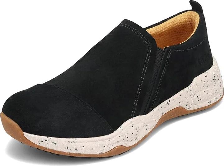 Taos Footwear Women's Super Step in Sneaker Black Nubuck 11 (M) US