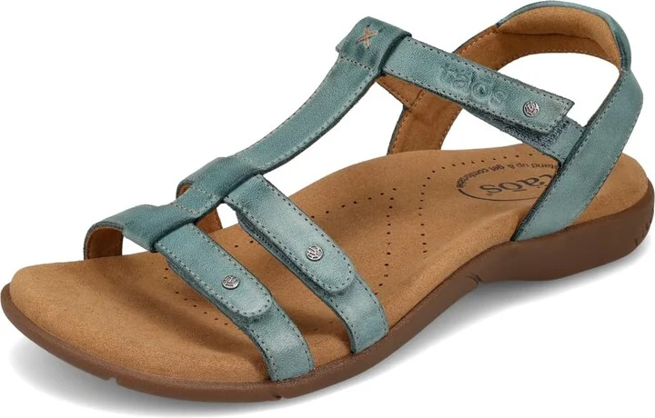 Taos Footwear Women's Trophy 2 Teal Sandal 10 (M) US
