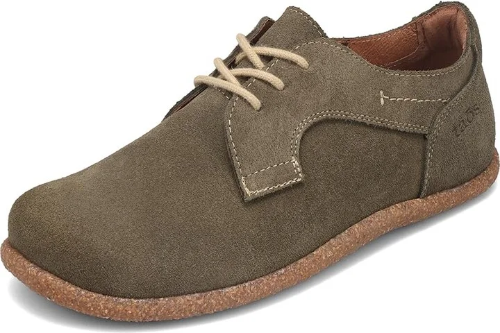 Taos Footwear Women's Utmost Oxford Olive Suede 7-7.5 (M) US
