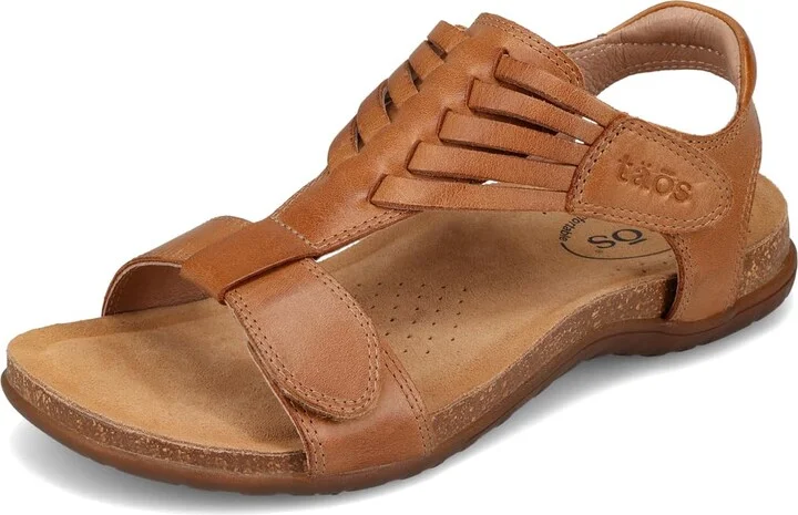 Taos Footwear Women's Wonderful Caramel Sandal 7 (M) US