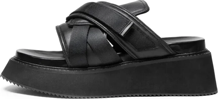 Tape leather sandals - Image 5