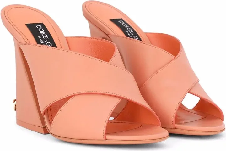 Tapered-Heel Leather Sandals - Image 2