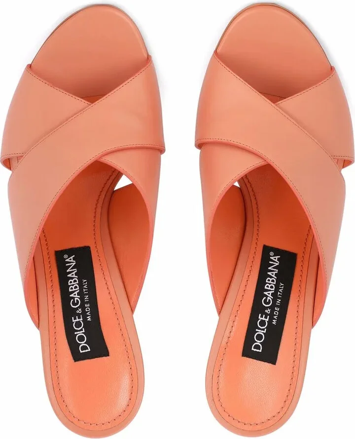 Tapered-Heel Leather Sandals - Image 4