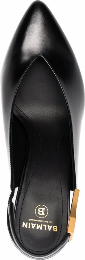 Tara glossed leather pumps - Image 4