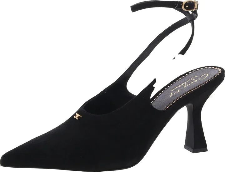 Tara Womens Criss-Cross Slingback Heels