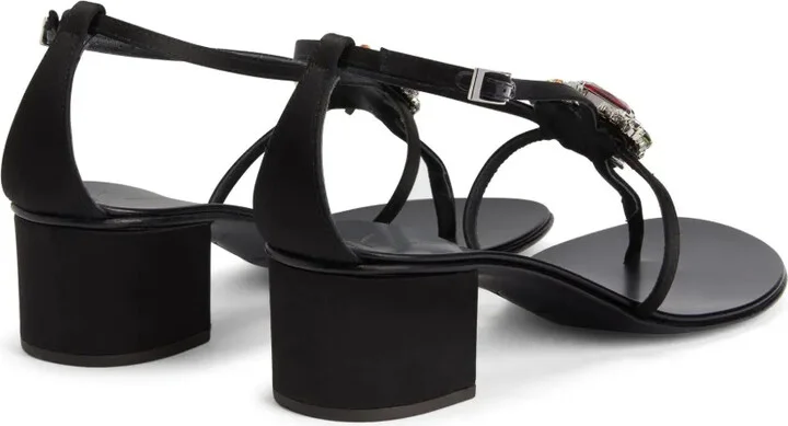 Tarassacum 40mm crystal-embellished leather sandals - Image 3