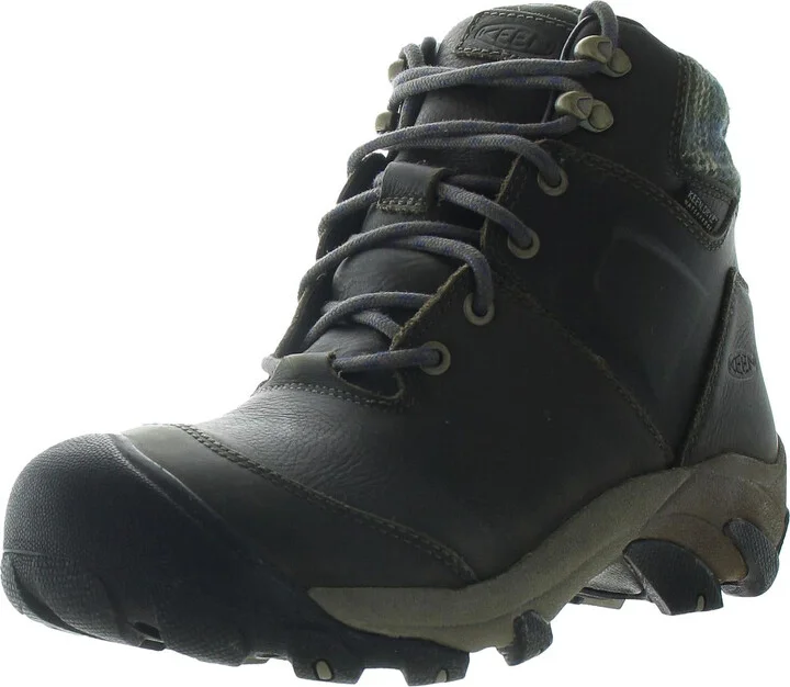 Targhee II Mens Plaid Leather Winter & Snow Boots