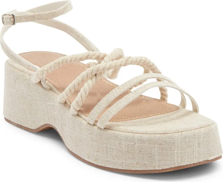 Tari Rope Strap Wedge Platform Sandal