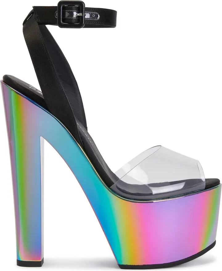 Tarifa Plexi 150mm platform-sole sandals