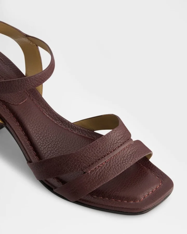 Tarra Leather Ankle-Strap Sandals - Image 7