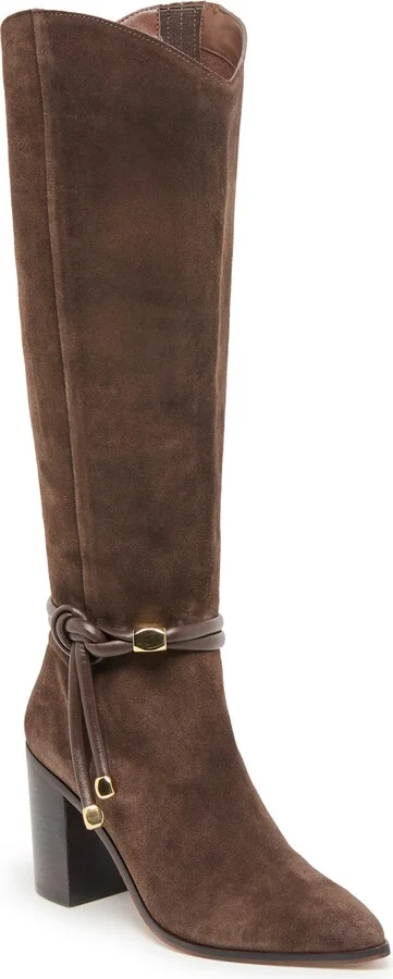 Dark Brown Suede