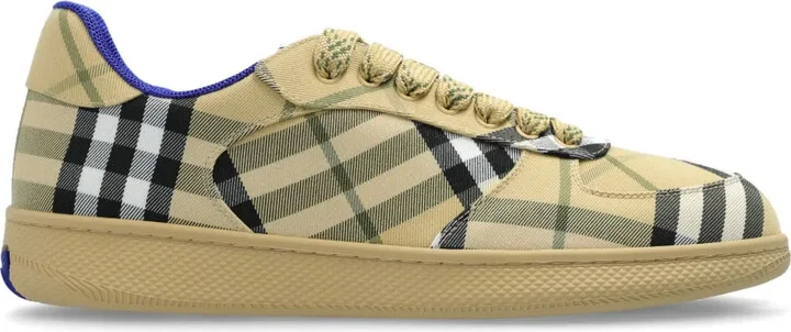 Tartan Pattern Trainers