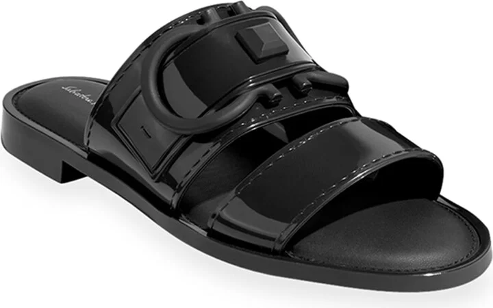 Taryn Jelly Gancini Tonal Slide Sandals