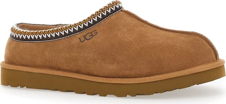 Tasman Brown Plaited Hem Mules - Image 2