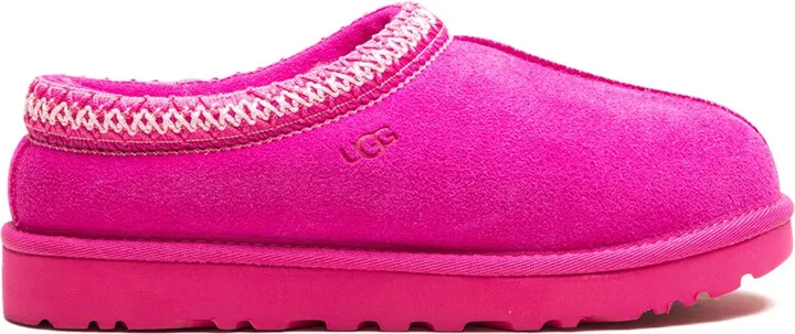 Tasman "Carnation" suede slippers