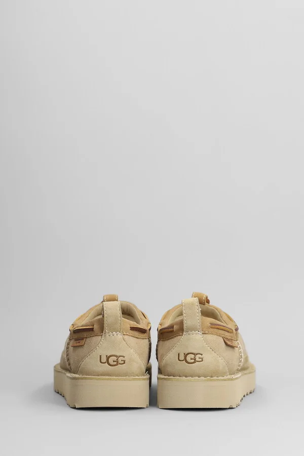 Tasman Crafted Loafers In Beige Suede - Image 4